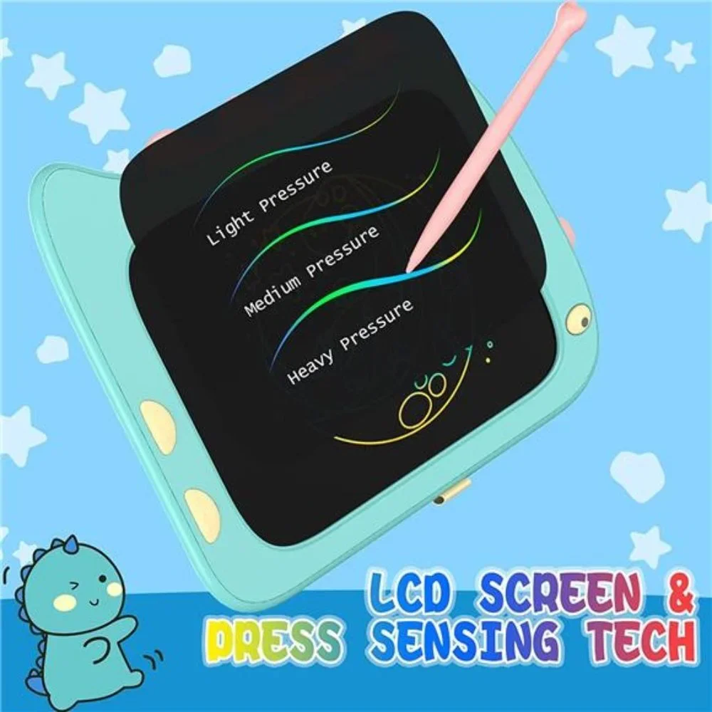 LCD Writing Tablet Boy Toys, Doodle Board Drawing Pad for Kids Old-Blue